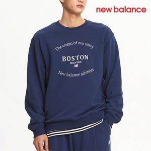 [뉴발란스] 티셔츠 /B27- NBNCECA013 52 / UNI 보스턴 클래식 맨투맨 (SEMI OVER FIT)