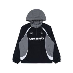 엄브로 HBL 스포티 캐주얼 후드 아노락 UQ123CWT21BLK