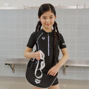 [아레나공식] 킥앤풀 여아동 3부 반신 슈트 키트 A5SG1KG03BLK