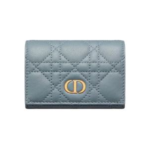 24FW 디올 DIOR CARO XS 지갑 블루 S5132UW