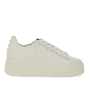 아쉬 화이트 레이스업 플랫폼 스니커즈 MOBYRUBBER05 WHITE