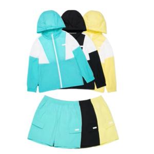 내셔널지오그래픽키즈 K252UJK+UHP010 남여공용 데일리 베스트아이템 경량 바람막이+5부 우븐 반바지 세트