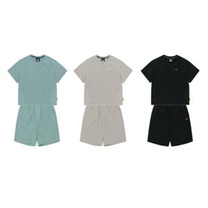 내셔널지오그래픽키즈 K252UTS+UHP350 남여공용 베스트템 패밀리룩 프로즌에어 반팔티+5부 반바지 세트