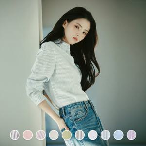 [지오다노]여성 여름 소프트 코튼/린넨 마 혼방 셔츠 345510/05345510