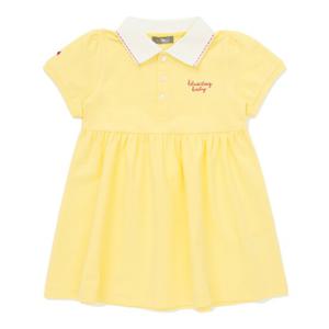 [블루독베이비]YE)블루독퍼프소매카라드레스 45319-403-01