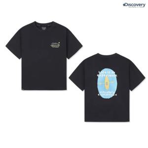 [디스커버리키즈] DKRS55053-BKS 키즈 콜라보 그래픽(백) 반팔티셔츠