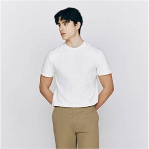 [지오다노]남성 폰테 라운드넥 기본 레귤러핏 반팔티 025534