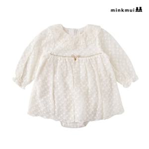 [밍크뮤]IV 샤를뮤리본레이스바디슈트 35111-604-02 [백일/돌/출