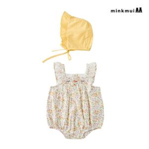[밍크뮤]YE 가드닝플라워피마SET바디슈트 35313-604-08 [백일/돌
