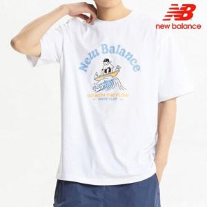 [뉴발란스] UNI NB 서핑 반팔티 세미오버핏 NBNEE21643-10 반팔티