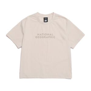 내셔널지오그래픽 N252WTS971 여성 프로즌큐브 반팔티셔츠 OAK BEIGE