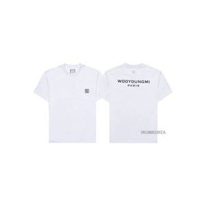 [우영미]SS25 남성 백로고 티셔츠 W251TS07 701W