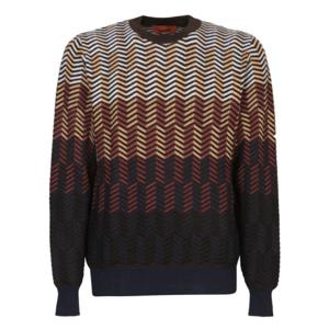 미소니 스웨터 US24WNOQ BK037R SM9GL Brown