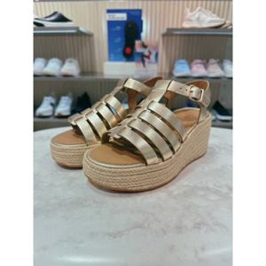 [FITFLOP][플랫폼] FFSO5E146GD 25S S 에스파듀 웨지 골드 여성 피셔맨 샌들
