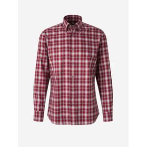 브리오니 긴팔 셔츠 SCAY0L OC004OC004 6190BORDEAUX RED