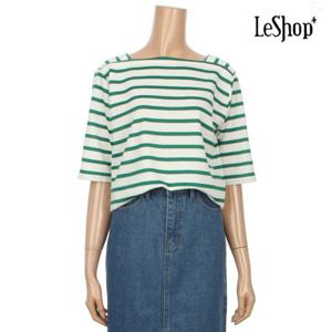 [르샵] 스퀘어넥 베이직 스트라이프 티셔츠 (BN2TS009A)