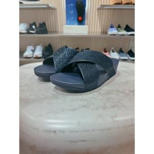 [FITFLOP][루루] FFSO5E253N3 25S S 글리터 더스트 크로스 네이비 여성 슬라이드
