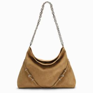 GIVENCHY 헤이즐 스웨이드 미디엄 보이 체인 백 BB50Y4B1WT/XG_GIV-231