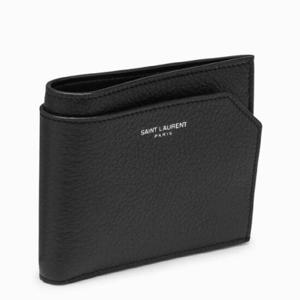 SAINT LAURENT 블랙 그레인 가죽 이스트/웨스트 지갑 777414AADA3/XG_YSL-1000