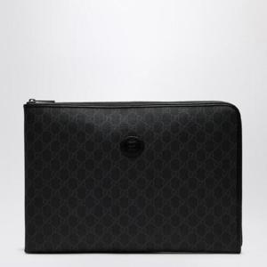 GUCCI 미디엄 블랙 GG 슈프림 패브릭 브리프케이스 79211792TCF/XH_GUC-1000