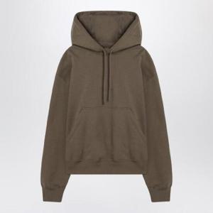 SAINT LAURENT Khaki green hooded sweatshirt 823602Y36SW/Q_YSL-1301