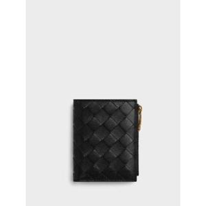 BOTTEGA VENETA 인트레치아토 레더 지퍼 지갑 1242952