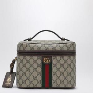GUCCI GG 슈프림 원단의 미디엄 뷰티 케이스 81148996IWT/Q_GUC-8745