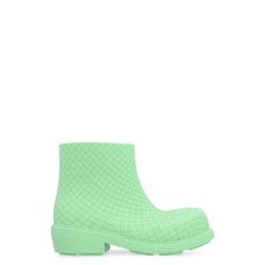 BOTTEGA VENETA 파이어맨 러버 앵클 부츠 1228694