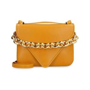 BOTTEGA VENETA 카프스킨 체인장식 미니 마운트백 323223