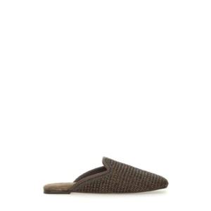 BRUNELLO CUCINELLI 브레이드 코튼 나일론 블로퍼 1906944