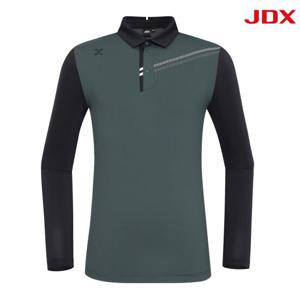 [JDX] 남성 아이스샷 냉감소매 제에리 변형카라 티셔츠 (X1TLU2411KH)