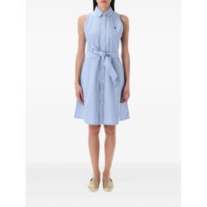 폴로 랄프로렌 미디 원피스 211906437 blue