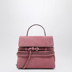 MOSCHINO Small pink suede leather shoulder bag MC4226PP0MOF0/Q_MOSCH-600