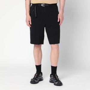 PURPLE MOUNTAIN OBSERVATORY Black Bermuda in mixed nylon PMO3041NY/Q_PMO-BLK