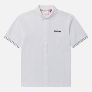 윌슨긴팔티 LQC W242001GSH42-WHT 남성 피케 카라형 셔츠