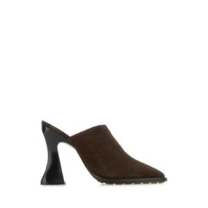 BOTTEGA VENETA CHACHA 스웨이드 샌들힐 1905844