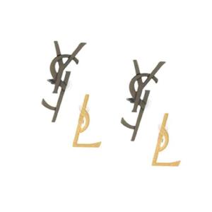 생로랑 카산드라 로고 투톤 귀걸이 1877047