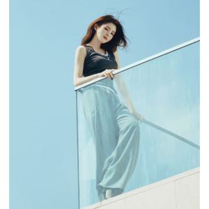 [지오다노]백화점 여름 여자 한소희 하이웨스트 밴딩 스트링 팬츠 415540