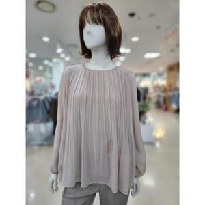 [아날도바시니] 세이브존05 핀턱주름 하프 플레어 블라우스 AY04BL32S