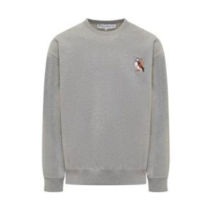 JW앤더슨 후드 티셔츠 JW0188PG1632 945 MID GREY MELANGE
