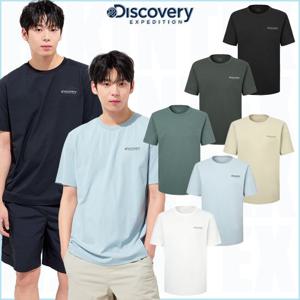 디스커버리 25SS 신상품 DMRS63053 남자 반팔티 에버딘 스몰로고 반팔티셔츠 HKRS