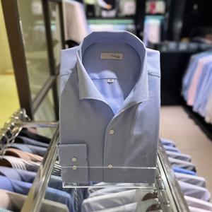 [듀퐁] 남성 슬림핏 오픈 카라 긴팔 와이셔츠 SE5SM21LS309SBU