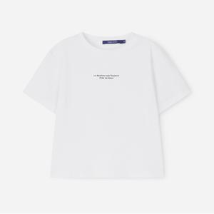 [클라이드]여성 2컬러 크롭 골지 반팔 티셔츠 (FPBTS722F)