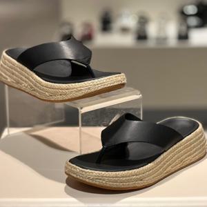 핏플랍 25S/S F-모드 에스파듀 여성 토 포스트 FFSO5E329BK 블랙