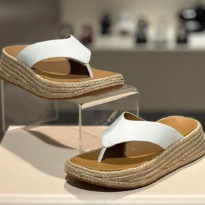 핏플랍 25S/S F-모드 에스파듀 여성 토 포스트 FFSO5E329WT 화이트