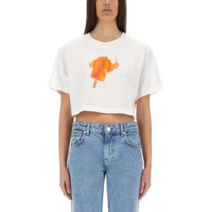 모스키노 반팔 티셔츠 07103732 1001 WHITE