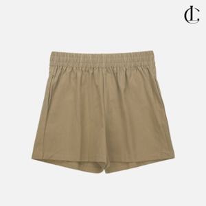 엘케이트 여성 숏팬츠 기본 반바지 밴딩 팬츠 무지 3부 짧은바지 LNNP017