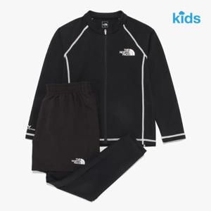 노스페이스 키즈 NJ5JR20 서프사이드 집업 래시가드 세트