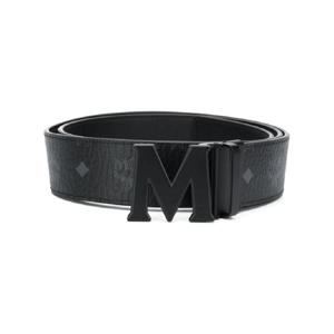 엠씨엠 로고 프린트 M 버클 벨트 MXBAAVI0