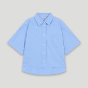 [코데즈컴바인]레터링자수 포인트 반팔셔츠 (CKB-SH507W4)